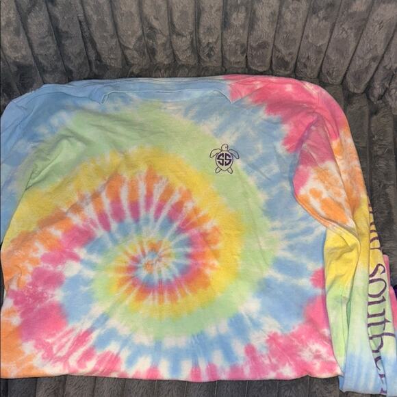 Women’s Simply Southern Tie-Dye Turtle Long Sleeve Tee - Picture 4 of 5